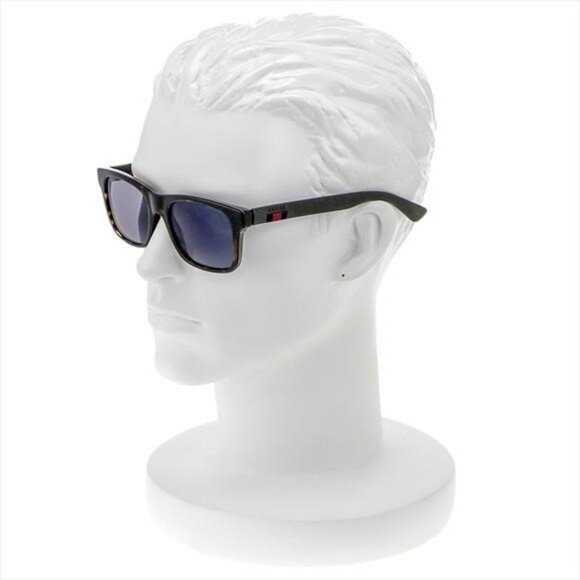 New - Gucci Black GG0008S Square Sunglasses - Picture 1 of 16
